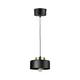 Luster na sajli IGNIA 1xE27/60W/230V crna/zlatna