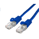 C-TECH Patchcord Cat6, UTP, modri, 5m