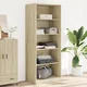 vidaXL Garderobna omara sonoma hrast 80x50x200 cm inženirski les