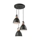 Luster na sajli DANIELLE 3xE27/60W/230V