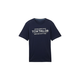 TOM TAILOR Majica temno modra/bela