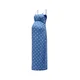Only Maternity Obleka OLMNOVA kraljevo modra/bela