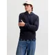 JACK & JONES Pulover JJPANNEL temno modra