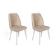 Hanah Home Alfa 494 V2 Stolice, Bež