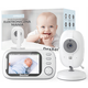 Baby Monitor aku. otroška varuška z video kamero in 3.2” LCD zaslonom