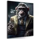Slika živalski gangster šimpanz - 60x90