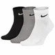 Nike Muške čarape Everday Cush Ankle, SX7667-964, 3 para, Crne, sive i bele
