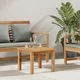 vidaXL Klubska miza Rjava 45 x 45 x 36 cm Trden tikov les