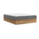 Siva/v naravni barvi boxspring postelja s prostorom za shranjevanje 160x200 cm Faro – Maison de Reve