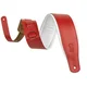 Levys Amped Leather Red/White Pas za kitaro