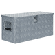 Aluminijska kutija 80 x 30 x 35 cm srebrna