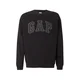 GAP Majica HERITAGE pegasto siva / črna