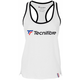 Majica kratkih rukava za djevojčice Tecnifibre Lady Cotton Top Jr - white