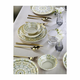 Jedilni set 12 kosov, večbarven/porcelan