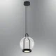 Opviq Luster 3434-1A-19, 120cm13W, LED, 3000K, 1300 Lm, Crni