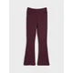 Sinsay - Sportske Flare Pantalone od Leteće Pletenine Active - maroon