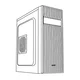 Atomic Zen Desktop PC Ryzen 5 1600-16GB-250GB SSD-1TB HDD-GTX 1650-600W