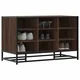 Vidaxl vidaXL Klop s prostorom za čevlje rjav hrast 84x40x53,5 cm
