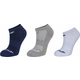 Babolat Invisible 3 Pairs Pack White/Estate Blue/Grey 35-38