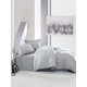 DEKOR DOM Komplet posteljina CB Elegant Saten Gri, Siva