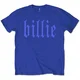 Billie Eilish Billie 5 (Back Print) Blue L Majica
