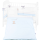Set za spavanje za bebe KikkaBoo Dream Big - 6 dijelova, plavi, 60 x 120 cm