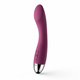 Svakom Amy G-Spot Vibrator Violet - silikonski vibrator ljubieaste boje sa zavijenim vrhom za G-toeku, 6 brzina vibracija, vodootporan, na USB punjae, 17 cm