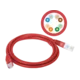 Patch kabel U/UTP kat 5e PVC 3,0 m rdeč ALANTEC