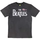 The Beatles Guitar & Drop T (Stone Wash) Charcoal Grey L Majica