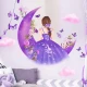 Nalepka na steno / Tapeta Moon Girl KP34640