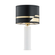 Argon 4232 - Stona lampa ALMADA 1xE27/15W/230V crna/bela/mesing