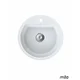 Milo Granitna sudopera Essence, o90, O51cm, Magnesia white sifon