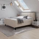 Bessagi Home Postelja Z Vzmetnico Marbella, 180x200, Bež, Z Nadvložkom
