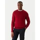 Tommy Hilfiger Pulover MW0MW28046 Rdeča Regular Fit