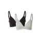 Calvin Klein Underwear Nedrček siva / črna
