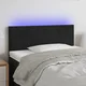 Vidaxl vidaXL Vzglavje postelje z LED diodo črno 80x5x78/88 cm žamet
