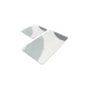 Sive/kremno bele žametne kopalniške preproge v kompletu 2 ks 60x100 cm Abstract Shapes – Mila Home