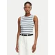 Tommy Hilfiger Majica Multistripe WW0WW50025 Modra Slim Fit