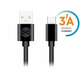 Forever kabel USB – USB-C 1,0 m 3A crni
