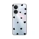 TELEMPIRE Silikonska maska Print Skin za Honor X7 Hearts providna