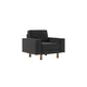 Atelier del Sofa Fotelja Sparrow 1, Crna