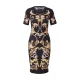 Versace Jeans Couture Obleka rumena/roza/črna