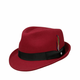 Šešir od vunenog filca Stetson Trilby Woolfelt — Crimson - L