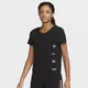 Nike MILER RUN DIVISION WO SHORT-SLEEVE RUNNING TOP, ženska tekaška majica, črna DA1246