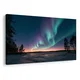 Slika nočno nebo s polarnim sijem - 30x20