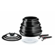 Tefal Ingenio Easy Cook & Clean 13-delni set, črn (L1549023)