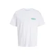 JACK & JONES Majica zelena/vijolično modra/oranžna/bela