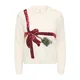 ONLY Pulover ONLXmas svetlo zelena / rdeča / bela / volneno bela