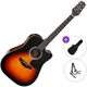 Takamine GD30CE SET Brown Sunburst Elektroakustična dreadnought