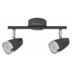 Rabalux Karen spot LED 2x4W antikracit/ hrom Spot rasveta